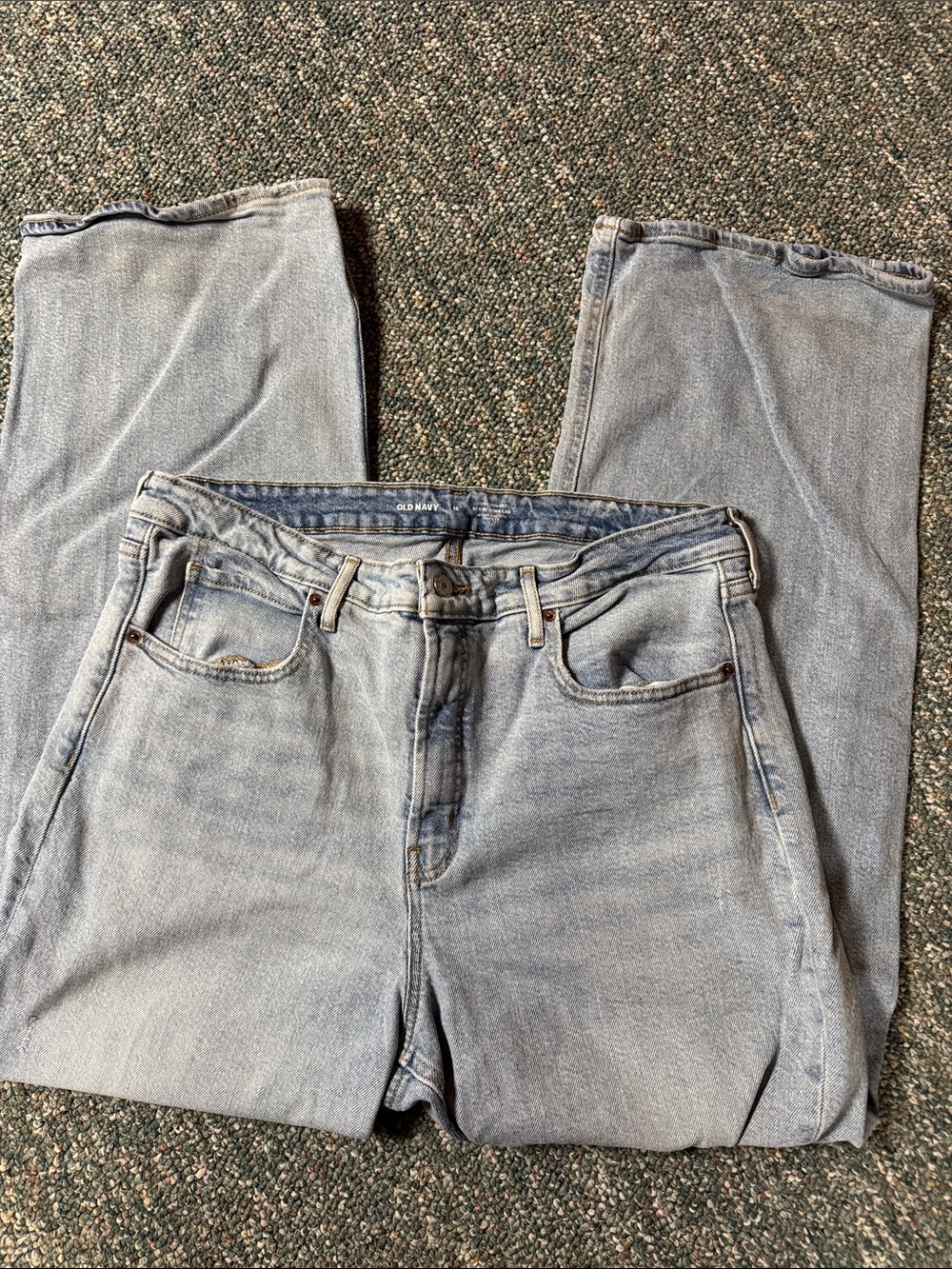 Old Navy Light Blue Straight Leg Women's Jeans